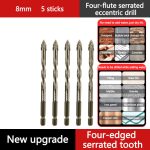 🔥2025 Hot Sale🔥High-Strength 4-Flute Serrated Eccentric Drill Bit Kit - Image 17