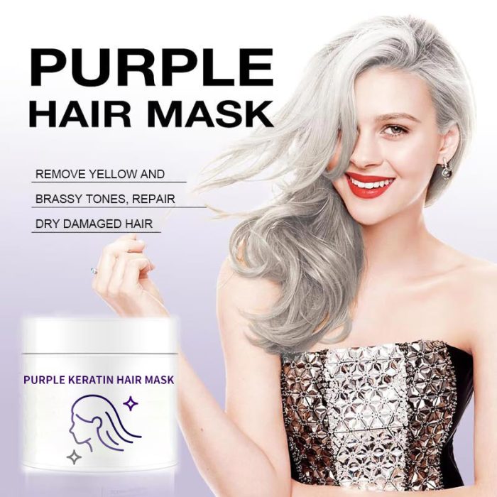 💜LAST DAY SALE 50% OFF💜Purple Keratin Hair Mask - Image 1