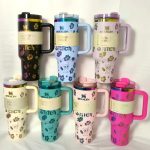 🔥40 OZ Stitch Insulated Cup 1200ML🥰 Straw Topper as Free Gift🎁 - Image 3