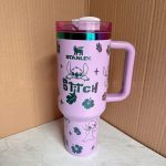 🔥40OZ Stitch Cup 1200ML 🥰 Straw Topper as Free Gift🎁 - Image 13