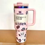 🔥40OZ Stitch Cup 1200ML 🥰 Straw Topper as Free Gift🎁 - Image 19