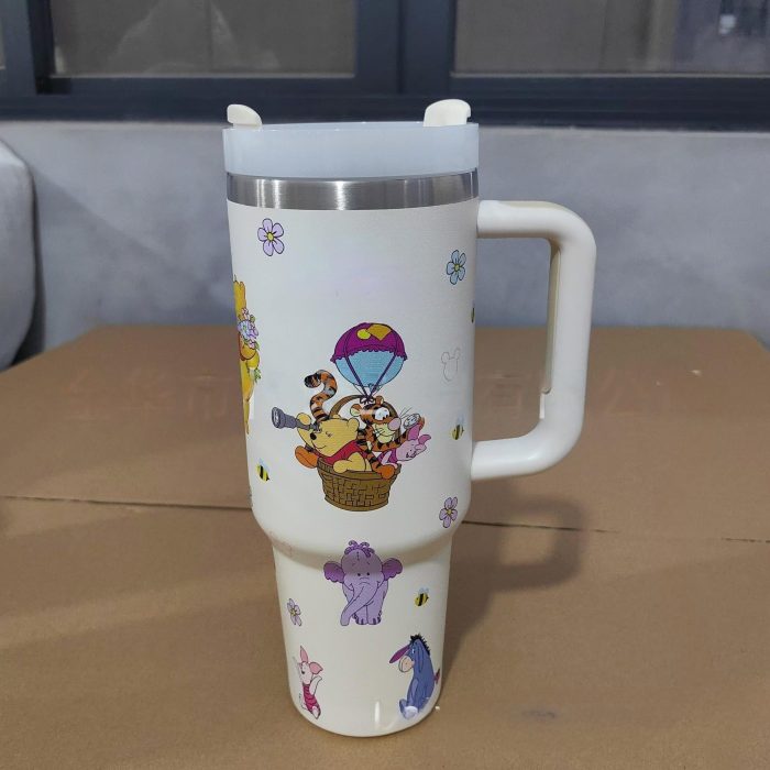 🔥Winnie Pooh Insulated Tumbler Cup 40 OZ - Image 9