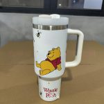 🔥Winnie Pooh Insulated Tumbler Cup 40 OZ - Image 6