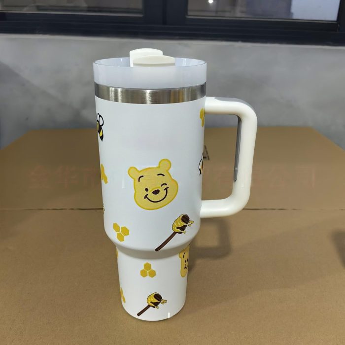 🔥Winnie Pooh Insulated Tumbler Cup 40 OZ - Image 5