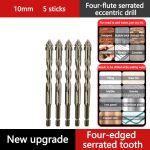 🔥2025 Hot Sale🔥High-Strength 4-Flute Serrated Eccentric Drill Bit Kit - Image 18