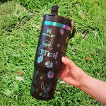 🔥40oz Stitch Insulated Tumbler 🥰 Straw Topper as Free Gift🎁 - Image 5