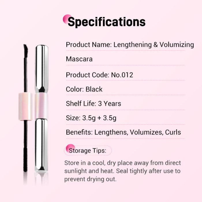 Double-Ended Waterproof Lengthening & Curling Mascara（50% OFF） - Image 8