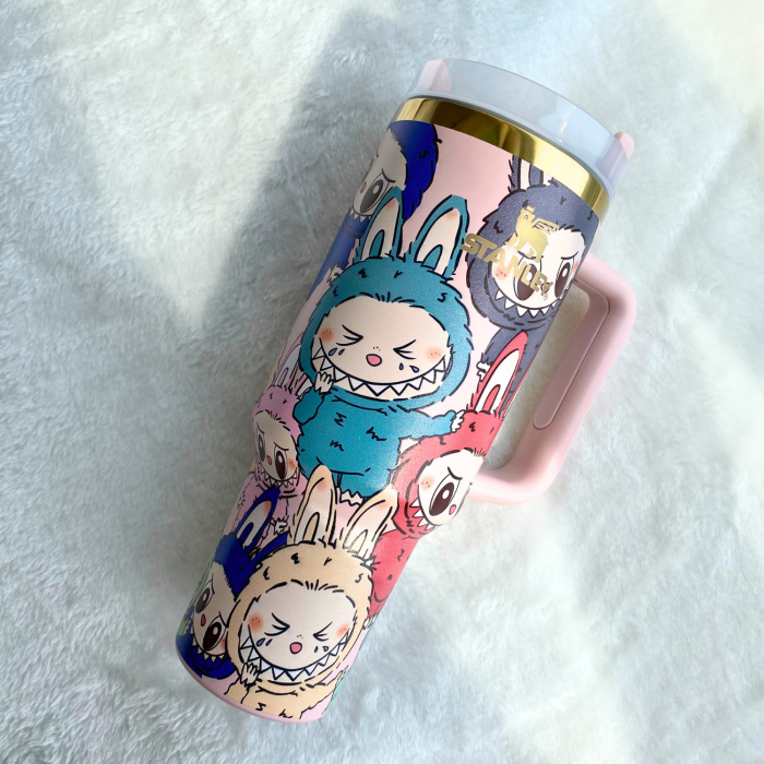 🔥  Labubu In-Car Insulated Cup 40 OZ ✈️Free Shipping - Image 3