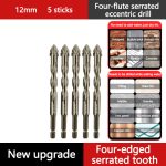 🔥2025 Hot Sale🔥High-Strength 4-Flute Serrated Eccentric Drill Bit Kit - Image 19