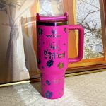 🔥40oz Stitch Insulated Tumbler 🥰 Straw Topper as Free Gift🎁 - Image 3