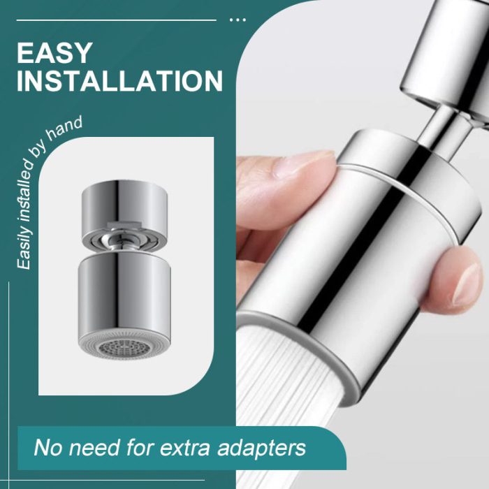 🚿✨360° Swivel Dual Function Kitchen Faucet Bubbler! Saves Water 50%+ - Image 6
