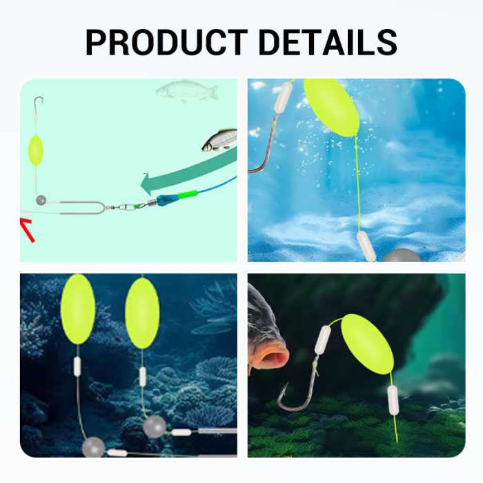 🎣⚡ Double-Hook Reverse Bottom Rig! Upgraded version boosts hook-up rate by 50% – say goodbye to snagging! 🎣 - Image 2