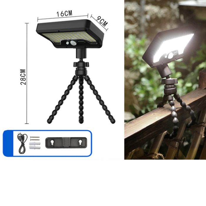🌞🔌 Octopus Solar Lights! 0 Electricity Cost Full Scene Installation, 30 Seconds to Light Up Any Corner 🚀 - Image 12