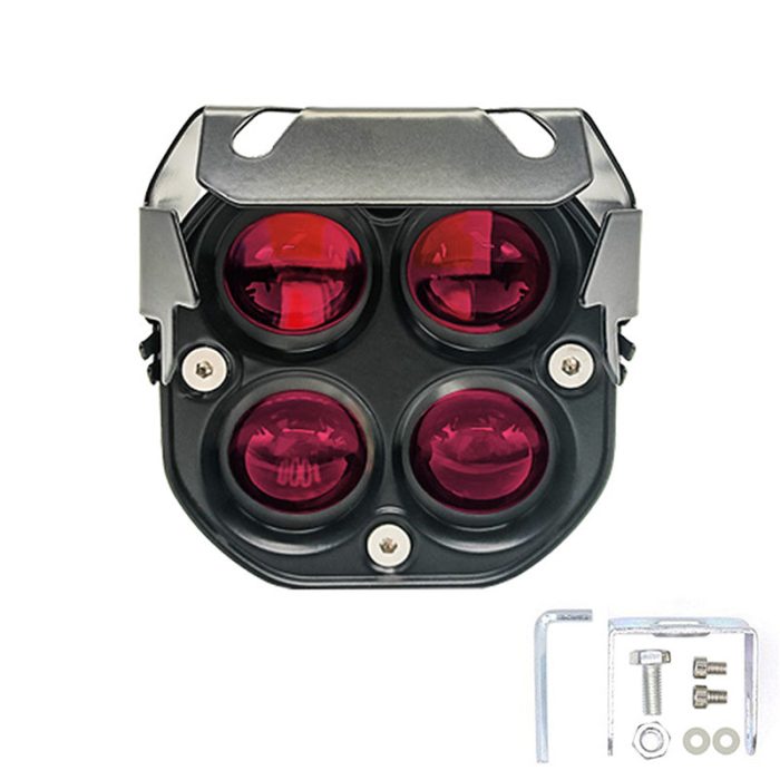4-LED High-Brightness Motorcycle Spotlight - Image 11