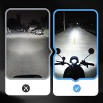High Brightness Motorcycle Spotlight with Adjustable Bracket - Image 4