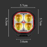 High Brightness Motorcycle Spotlight with Adjustable Bracket - Image 8
