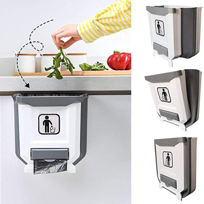 🔥Foldable Kitchen Cabinet Trash Can - Image 1