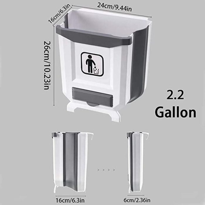🔥Foldable Kitchen Cabinet Trash Can - Image 11