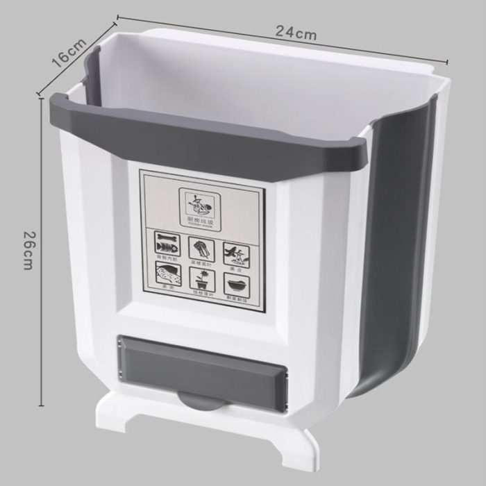 🔥Foldable Kitchen Cabinet Trash Can - Image 12