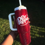 400z DrPepper Tumbler Studded With Diamonds Free Shipping📦 - Image 2